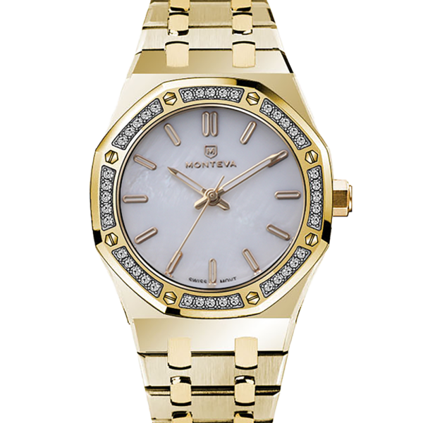 M19023 gold white zoom