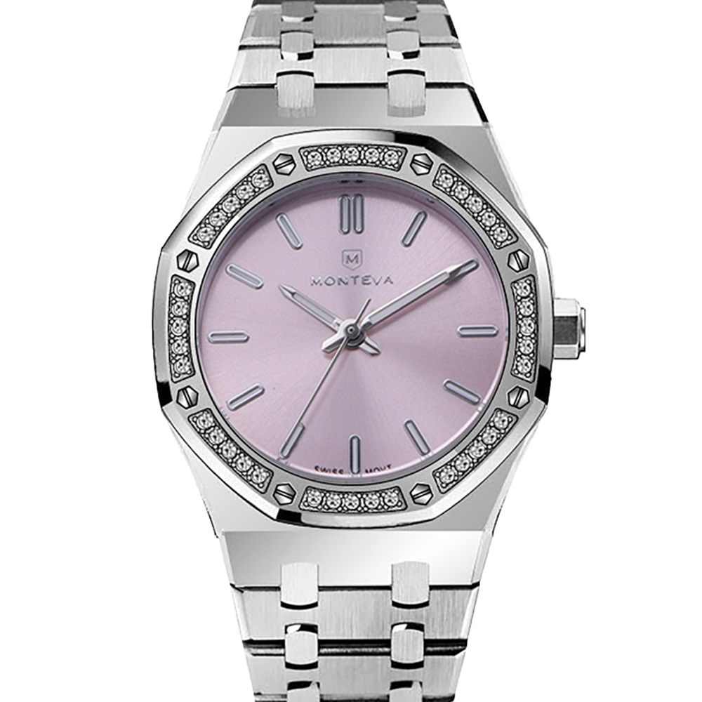 M19023 silver pink zoom