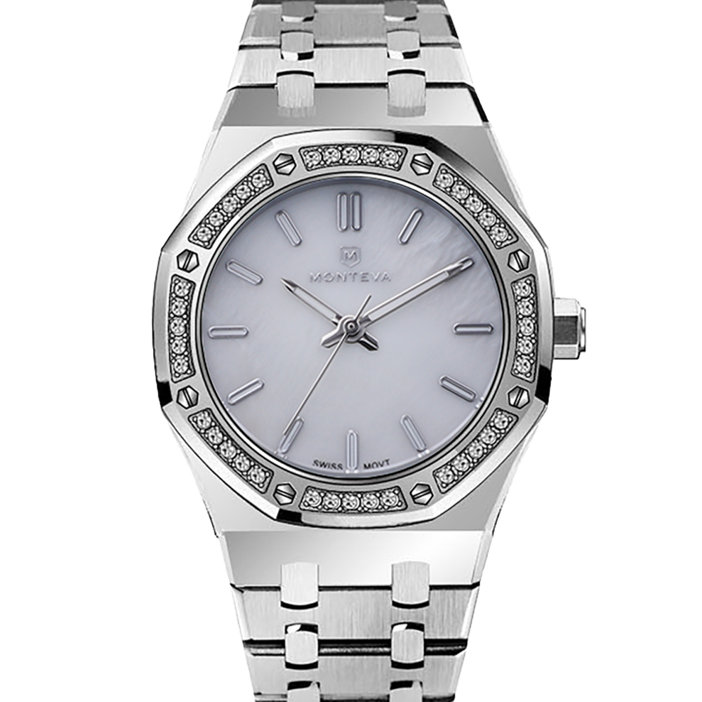 M19023 silver white zoom
